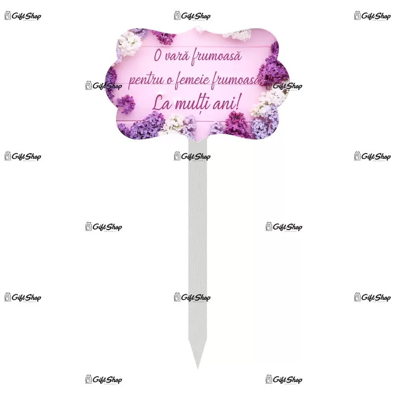 O vara frumoasa pentru o femeie frumoasa, topper lemn, model a